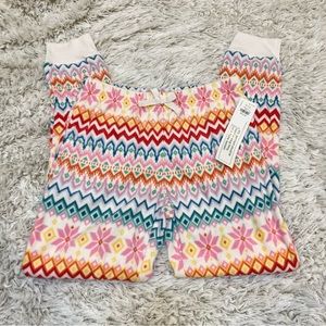 NWT Girls Old Navy Colorful Fleece Jogger Pants Size XL 14 - 16